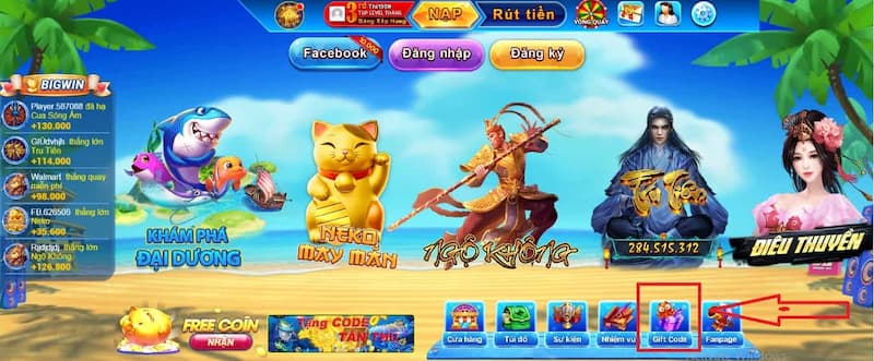 Các loại code bắn cá Zingplay 