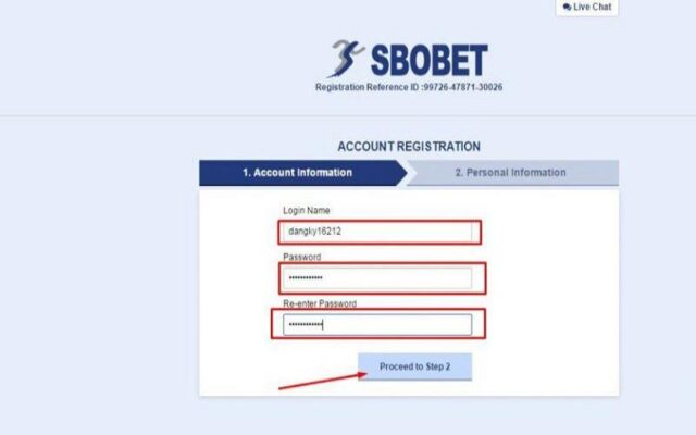 Hướng dẫn tạo tài khoản Sbobet đơn giản và chi tiết nhất